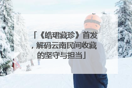 《皓珺藏珍》首发，解码云南民间收藏的坚守与担当