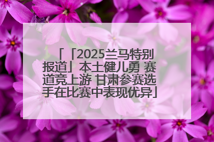 「2025兰马特别报道」本土健儿勇 赛道竞上游 甘肃参赛选手在比赛中表现优异