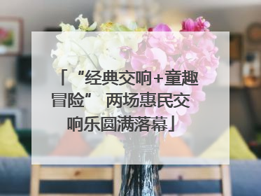 “经典交响+童趣冒险” 两场惠民交响乐圆满落幕