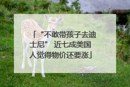 “不敢带孩子去迪士尼” 近七成美国人觉得物价还要涨