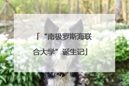 “南极罗斯海联合大学”诞生记
