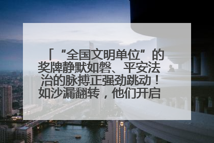 “全国文明单位”的奖牌静默如磐、平安法治的脉搏正强劲跳动！如沙漏翻转，他们开启了全新的计时