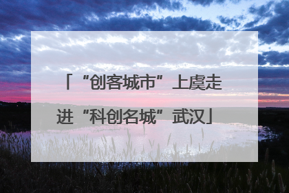 “创客城市”上虞走进“科创名城”武汉