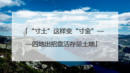 “寸土”这样变“寸金”——四地出招盘活存量土地