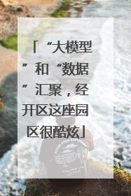 “大模型”和“数据”汇聚，经开区这座园区很酷炫