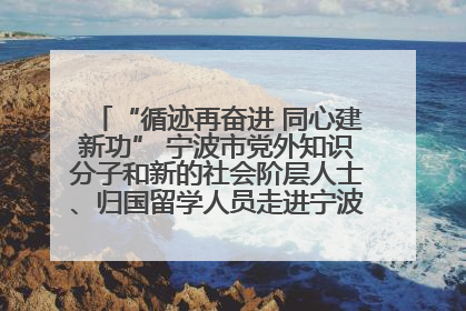 “循迹再奋进 同心建新功” 宁波市党外知识分子和新的社会阶层人士、归国留学人员走进宁波舟山港穿山港区