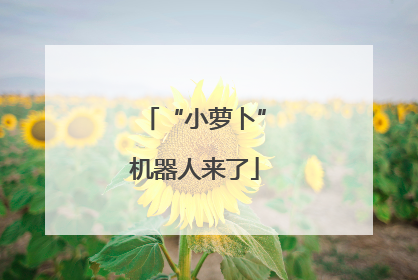 “小萝卜”机器人来了