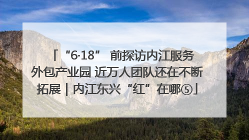 “6·18” 前探访内江服务外包产业园 近万人团队还在不断拓展｜内江东兴“红”在哪⑤