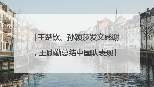 王楚钦、孙颖莎发文感谢，王励勤总结中国队表现