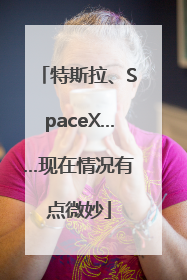 特斯拉、SpaceX……现在情况有点微妙