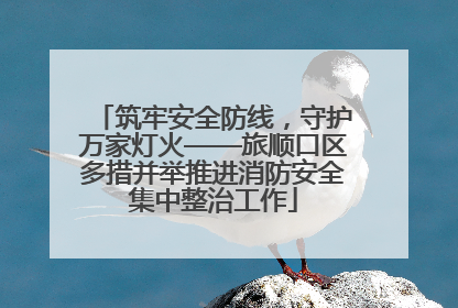 筑牢安全防线，守护万家灯火——旅顺口区多措并举推进消防安全集中整治工作
