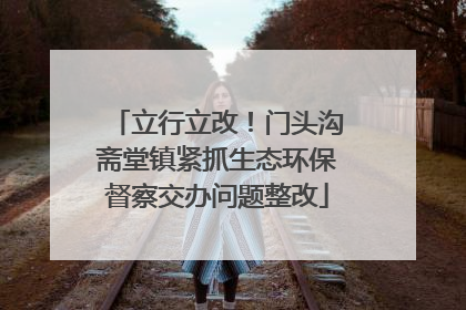 立行立改！门头沟斋堂镇紧抓生态环保督察交办问题整改