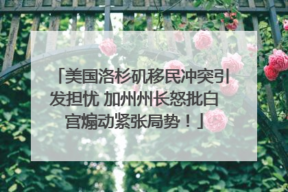 美国洛杉矶移民冲突引发担忧 加州州长怒批白宫煽动紧张局势！