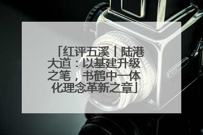 红评五溪丨陆港大道：以基建升级之笔，书鹤中一体化理念革新之章