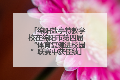 绵阳盐亭特教学校在绵阳市第四届“体育复健进校园”联赛中获佳绩