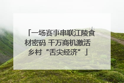 一场赛事串联江陵食材密码 千万商机激活乡村“舌尖经济”
