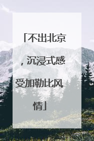 不出北京，沉浸式感受加勒比风情