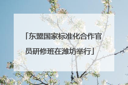 东盟国家标准化合作官员研修班在潍坊举行