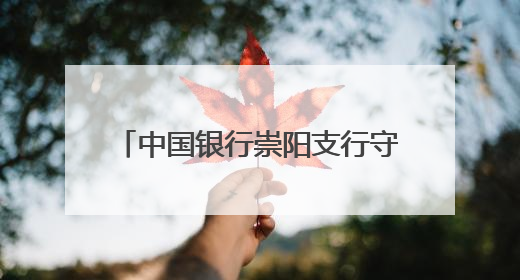 中国银行崇阳支行守护百姓“钱袋子”