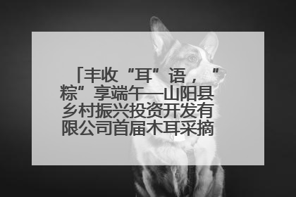 丰收“耳”语，“粽”享端午—山阳县乡村振兴投资开发有限公司首届木耳采摘活动盛大启幕