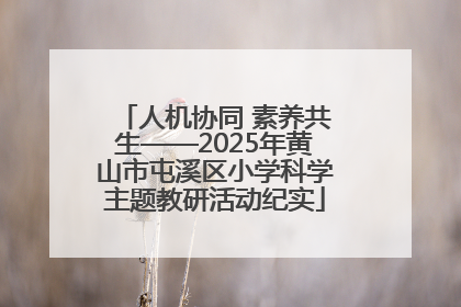 人机协同 素养共生——2025年黄山市屯溪区小学科学主题教研活动纪实