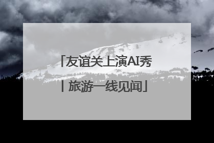 友谊关上演AI秀丨旅游一线见闻