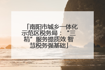 南阳市城乡一体化示范区税务局：“三精”服务提质效 智慧税务强基础