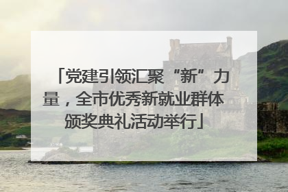 党建引领汇聚“新”力量，全市优秀新就业群体颁奖典礼活动举行