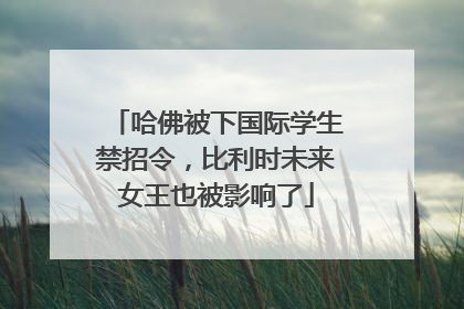 哈佛被下国际学生禁招令，比利时未来女王也被影响了