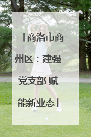 商洛市商州区：建强党支部 赋能新业态