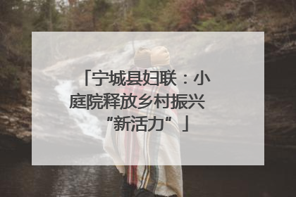 宁城县妇联：小庭院释放乡村振兴“新活力”