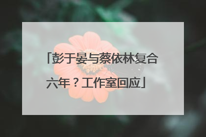 彭于晏与蔡依林复合六年？工作室回应