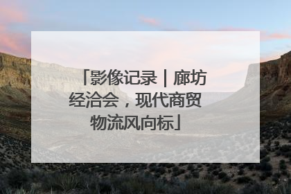 影像记录｜廊坊经洽会，现代商贸物流风向标