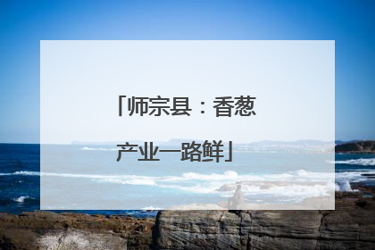 师宗县：香葱产业一路鲜