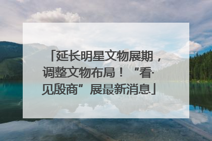 延长明星文物展期，调整文物布局！“看·见殷商”展最新消息