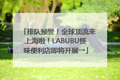 排队预警！全球顶流来上海啦！LABUBU怪味便利店即将开展→