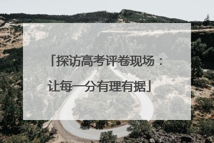 探访高考评卷现场：让每一分有理有据