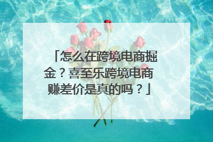 怎么在跨境电商掘金？喜至乐跨境电商赚差价是真的吗？