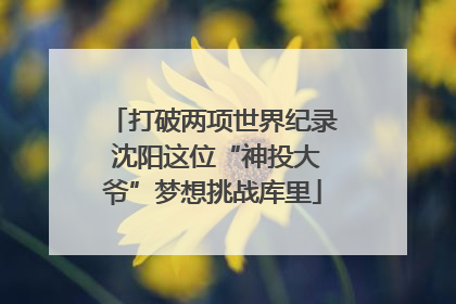 打破两项世界纪录 沈阳这位“神投大爷”梦想挑战库里