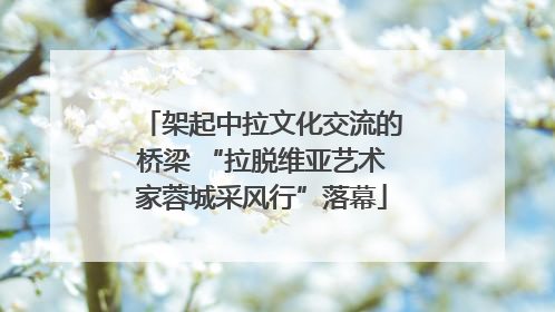 架起中拉文化交流的桥梁 “拉脱维亚艺术家蓉城采风行”落幕