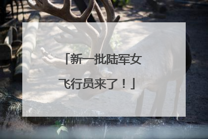 新一批陆军女飞行员来了！