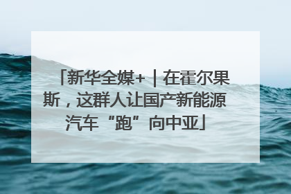 新华全媒+｜在霍尔果斯，这群人让国产新能源汽车“跑”向中亚