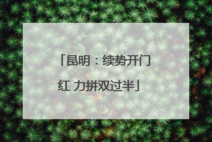 昆明：续势开门红 力拼双过半