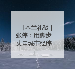 木兰礼赞｜张伟：用脚步丈量城市经纬，为民生项目按下“加速键”
