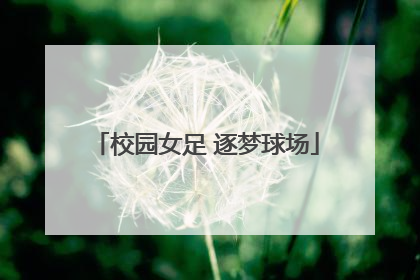 校园女足 逐梦球场