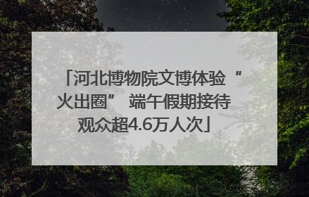 河北博物院文博体验“火出圈” 端午假期接待观众超4.6万人次