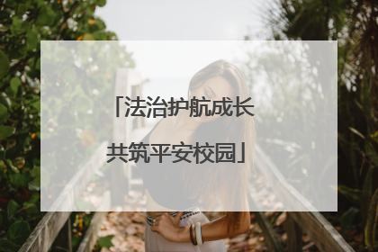 法治护航成长 共筑平安校园