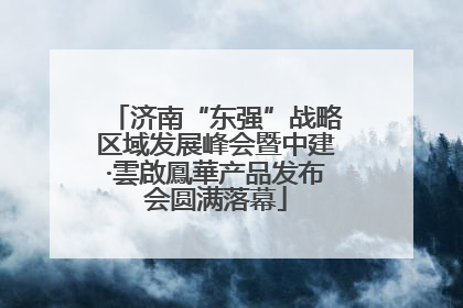 济南“东强”战略区域发展峰会暨中建·雲啟鳳華产品发布会圆满落幕