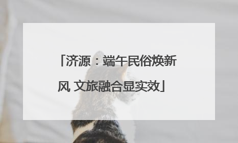 济源：端午民俗焕新风 文旅融合显实效