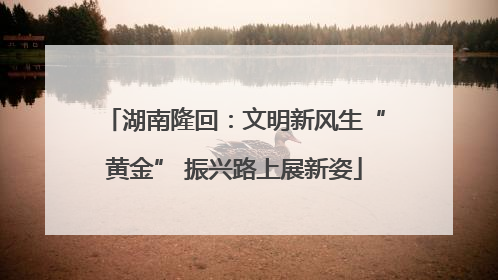湖南隆回：文明新风生“黄金” 振兴路上展新姿